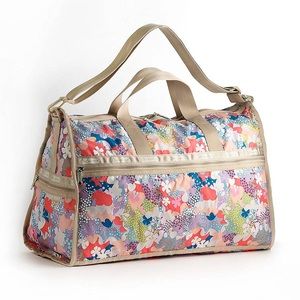LeSportSac “Confetti Flower” Large Weekender Bag